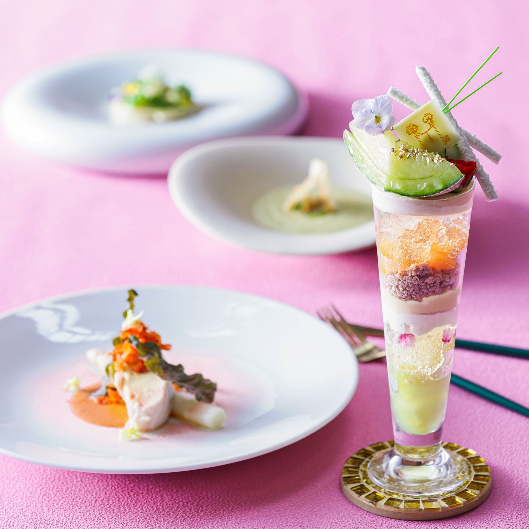 ▲パフェ付きランチコース イメージ