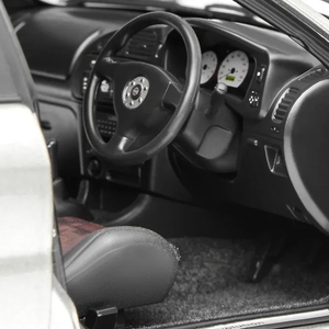 モーターヘリックス 1/18スケール M84001 三菱 Lancer Evolution IV ランサーエボリューション EVO Ⅳ Steel Silver Metallic