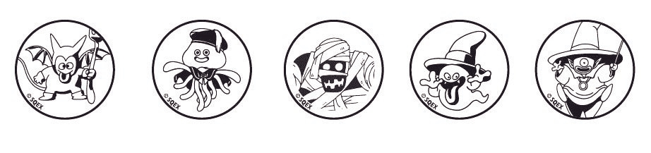 ▲本イベント限定のハロウィンにピッタリのモンスタースタンプ