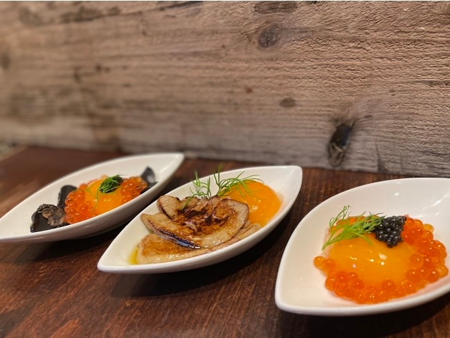 ひとくちおつまみ 卵黄三銃士!!