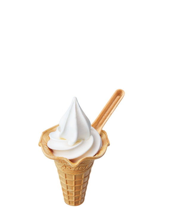 ソフトクリームバニラ コーン