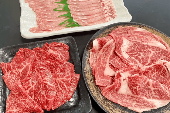 萩市特産品「見蘭牛・むつみ豚セット」