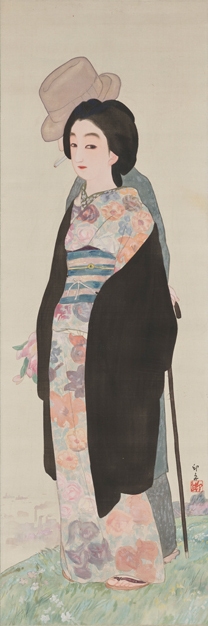 堂本印象「丘上の女達」1912年 京都府立堂本印象美術館蔵