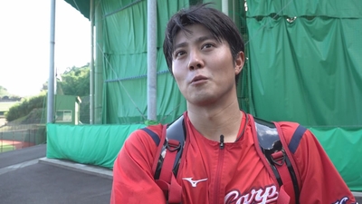 益田武尚投手（広島東洋カープ）