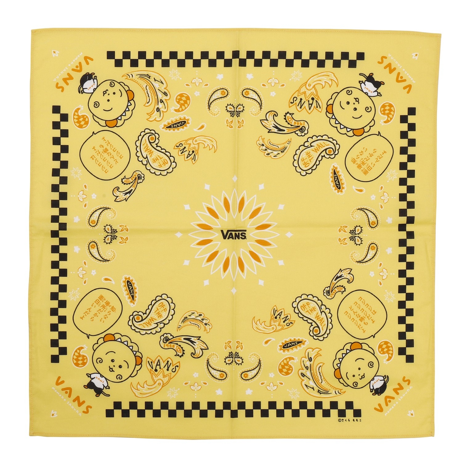BANDANA (Yellow) 品番:(SM) Coji Coji Bandana 販売価格:¥2,200 (税込)