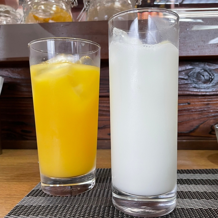 オレンジとラッシー