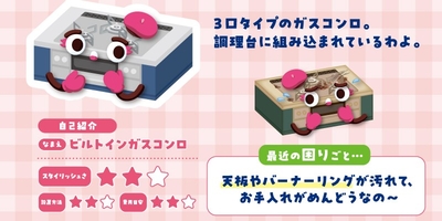 ビルトインガスコンロのプロフィール