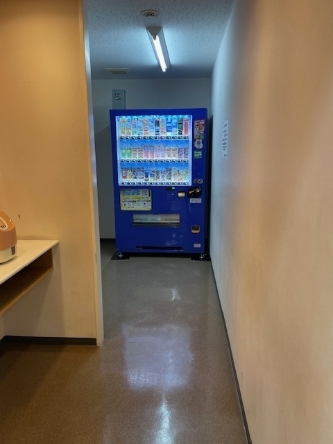 設置された自販機(災害時対応)