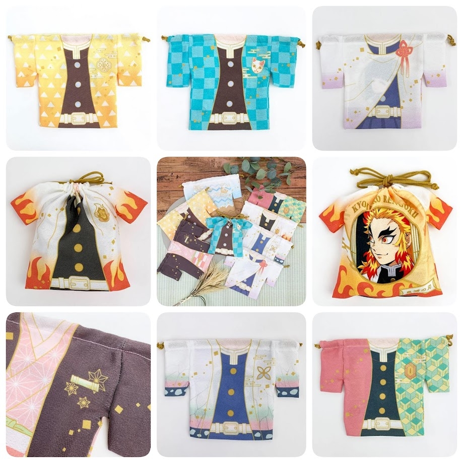 よもやよもや、こんな巾着があったとは！！鬼滅の刃のあの羽織が巾着としての責務を全うする！