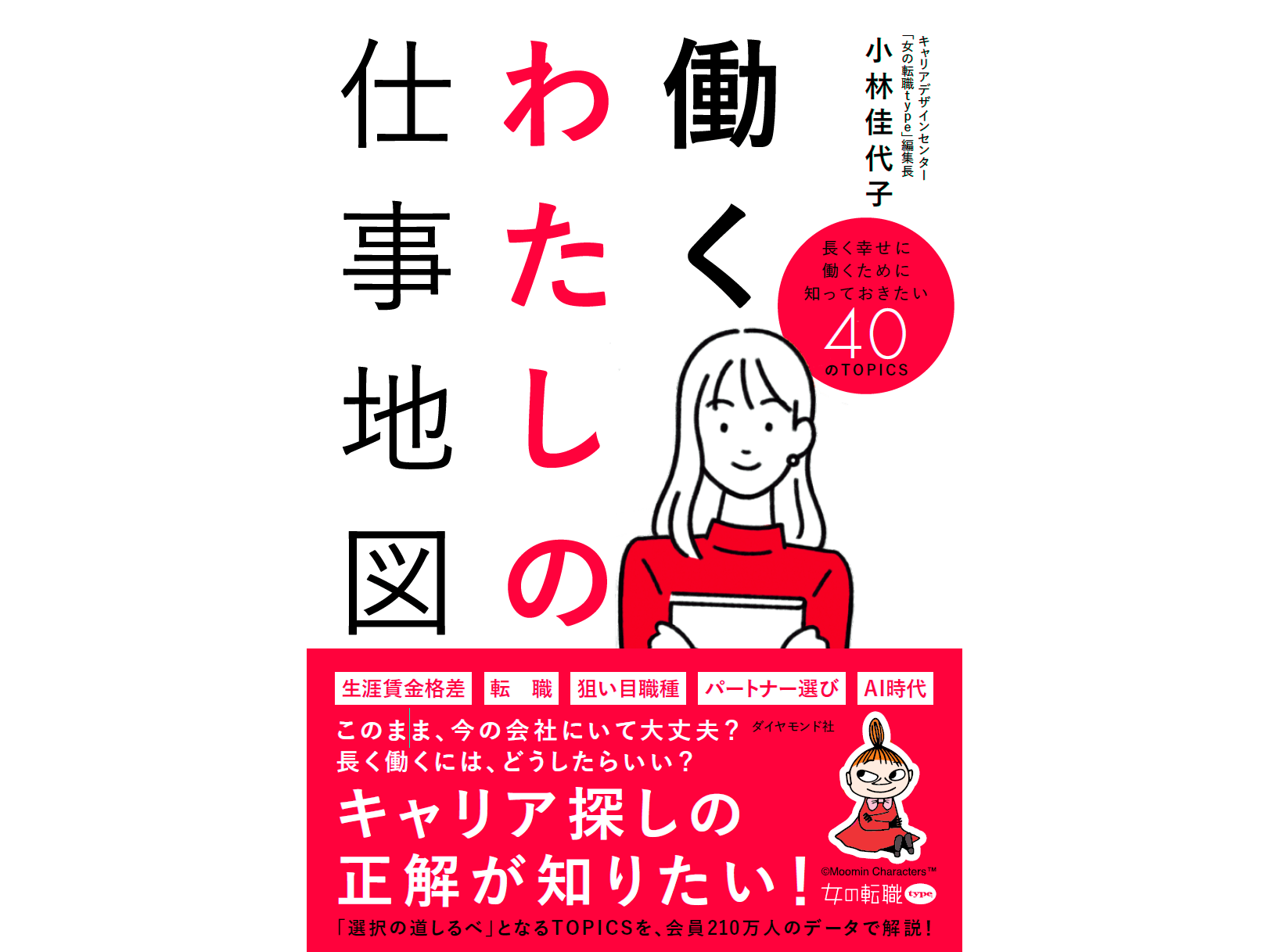『女の転職type』20周年記念/このまま今の会社にいて大丈夫?長く働くにはどうしたらいい?キャリア探しの正解が知りたい!『働くわたしの仕事地図』(小林佳代子:著)5月14日発売!