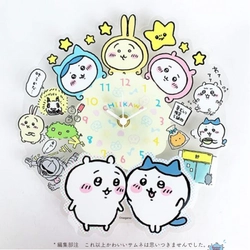これ以上かわいいサムネが思いつかない、、ちいかわさんがアクリル製時計になって登場♪キャラ大集合でこれ一つで大満足。