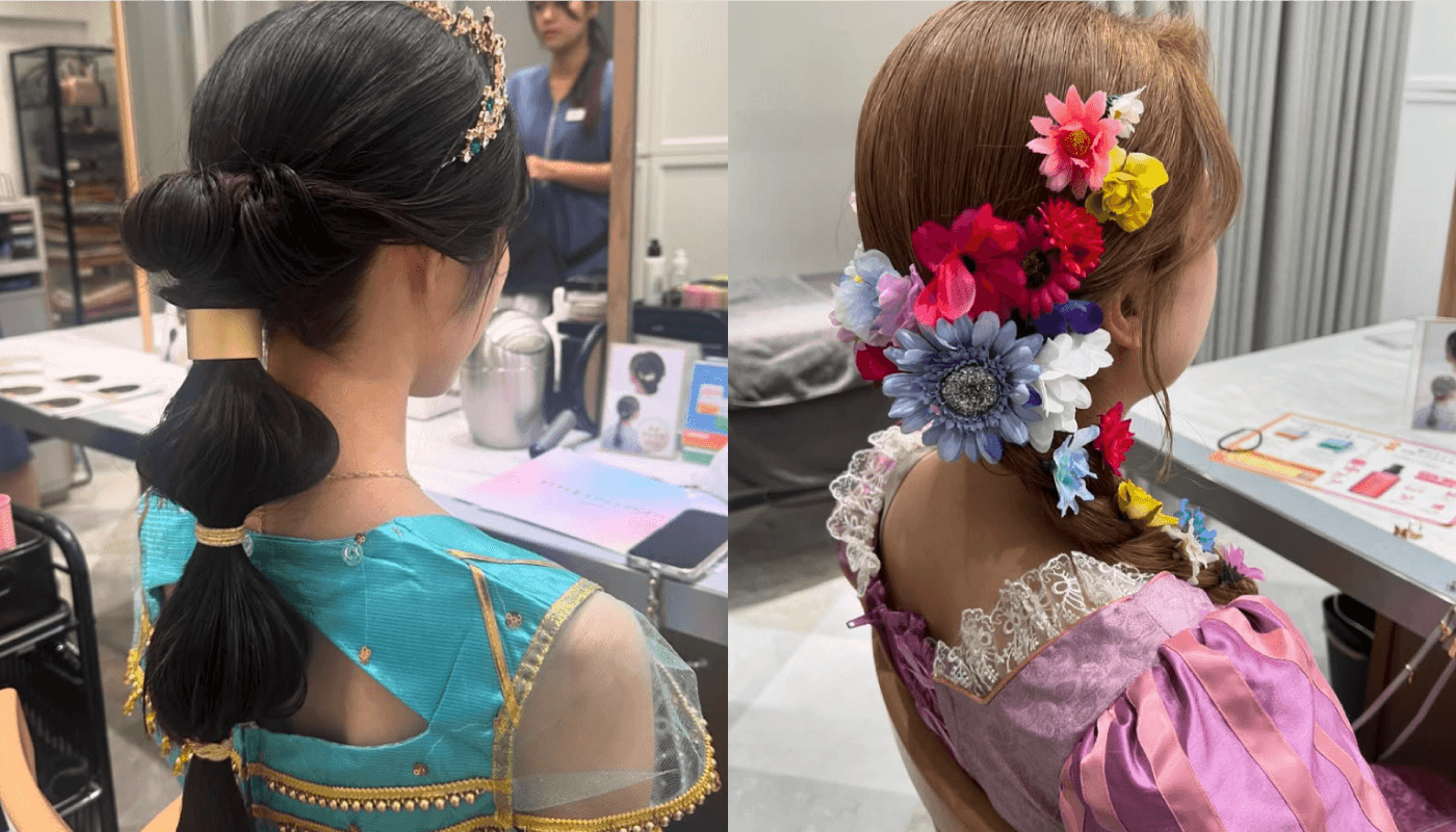 キャクターヘアセット/プリンセスヘアセット