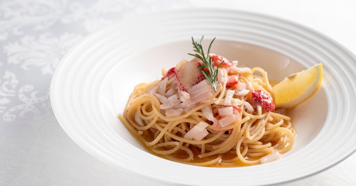 ▲『リストランテ・スコーラいちごフェア』限定メニュー