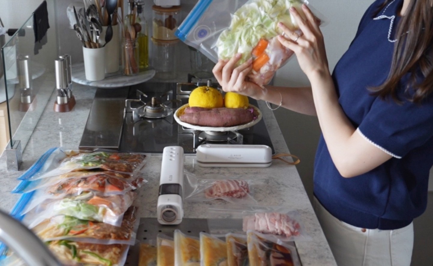 真空パック機「Suseal」が大活躍！食品保存と便利なミールキットで平日を乗り切る