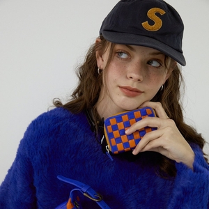 Checker board card wallet