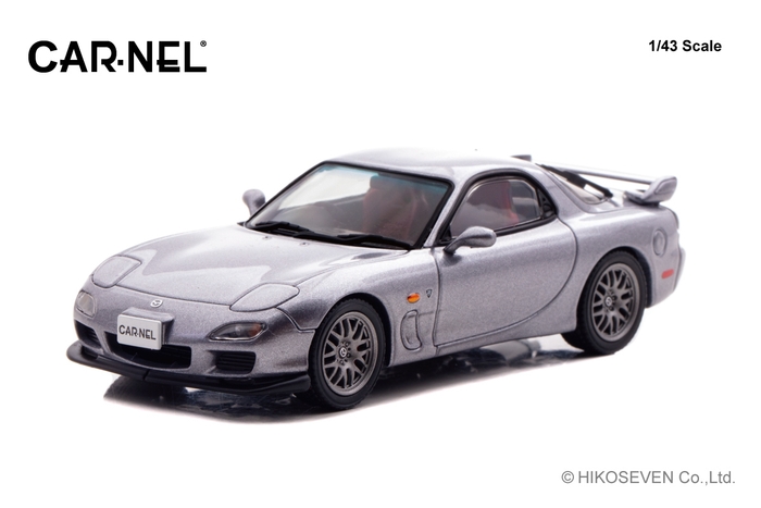 1/43 マツダ RX-7 Spirit R Type A (FD3S) 2002 Titanium Gray Metallic:左前