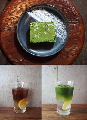【合羽橋カフェ】 オーガニック抹茶と自家製レモンシロップで作る「抹茶レモンスカッシュ」など 3種のドリンク&スイーツが2025年7月7日(月)より季節限定で販売開始！