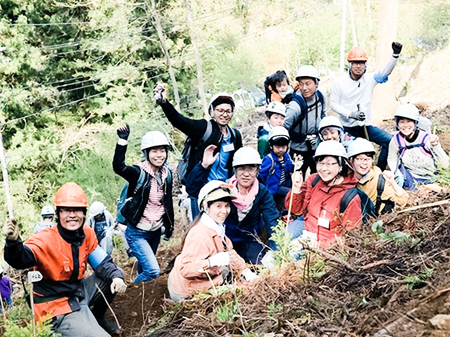美林倶楽部の植栽の様子