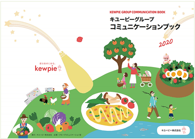 表紙と裏表紙を広げると1枚の絵になる