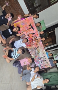 センターの名前を入れて完成!