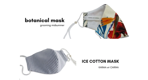 「天然素材」を使用した夏用マスク  衣装デザイナーが手掛けるブランドより登場