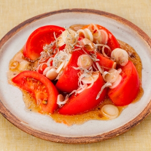 トマトとじゃこのさっぱりサラダ