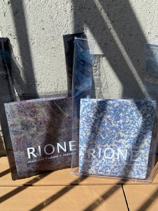 Indonesia×JAPAN　RIONE クリアPVC ECOバッグ