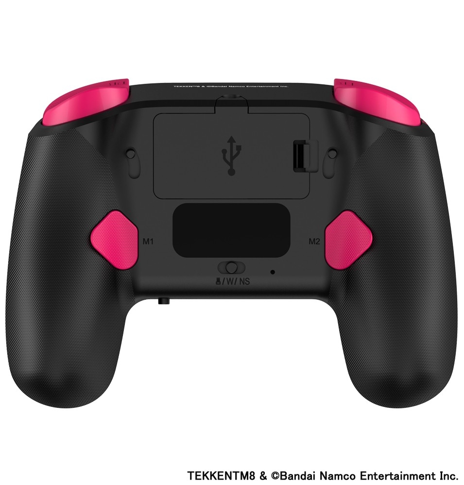 背面に2つの拡張ボタンとトリガー深度切り替えスイッチを搭載