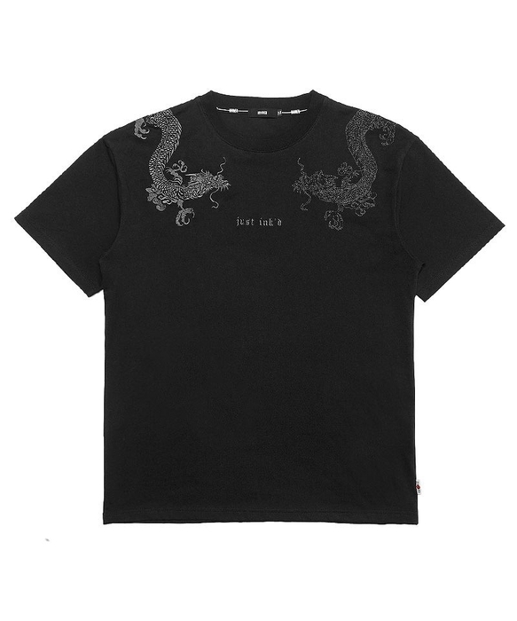 【DIVINER JAPAN】Just Ink'd Dragon TEE(ブラック/ブラック)