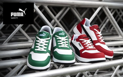 PUMA SAFETY、 HERITAGEシリーズFRONTCOURTにシューレースタイプ登場　 洗練されたフォルムに個性豊かな2色をラインナップ