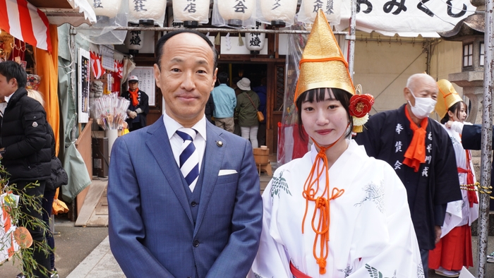 寝屋川市長 広瀬様と共に