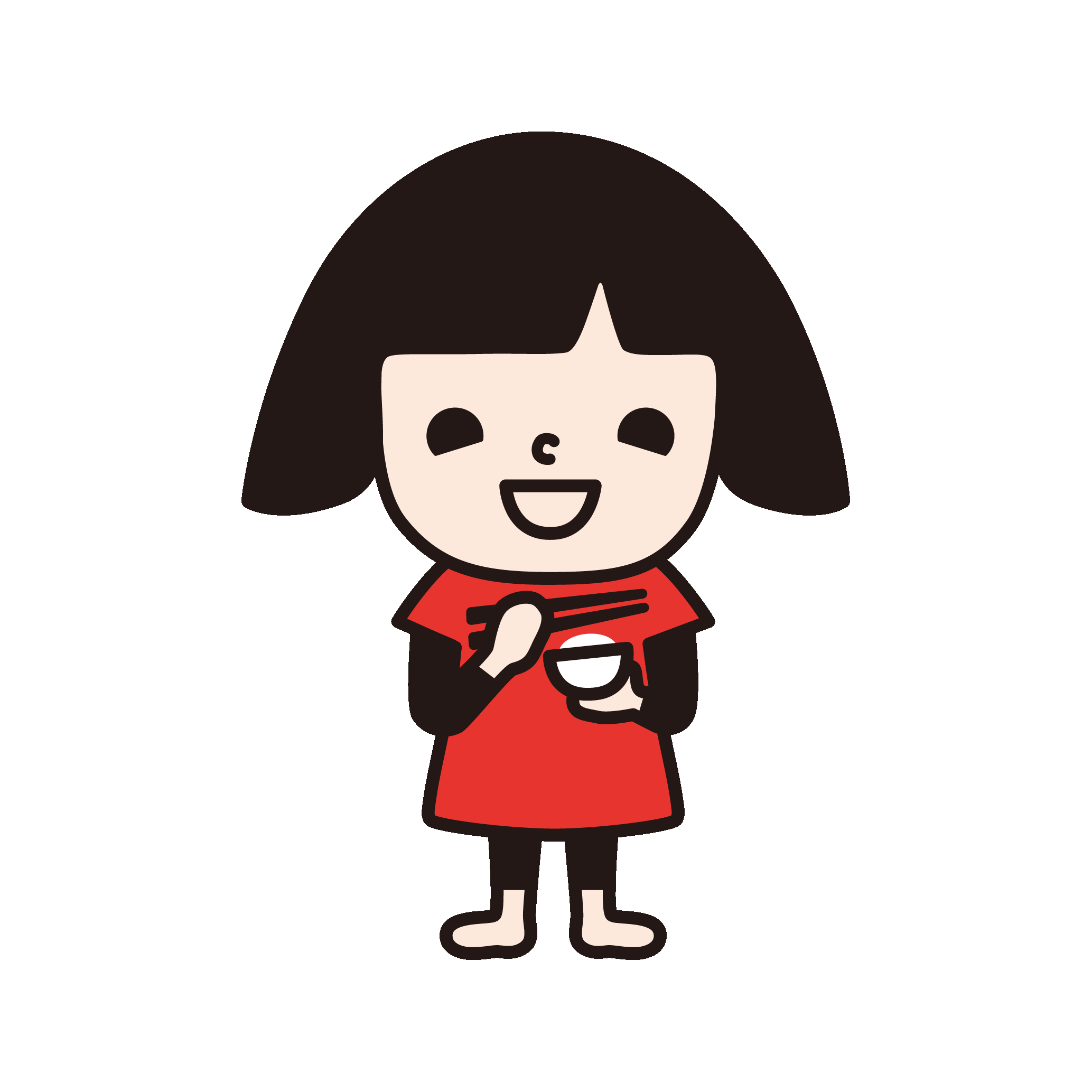 笑味ちゃん(「みんなのよい食プロジェクト」シンボルキャラクター)