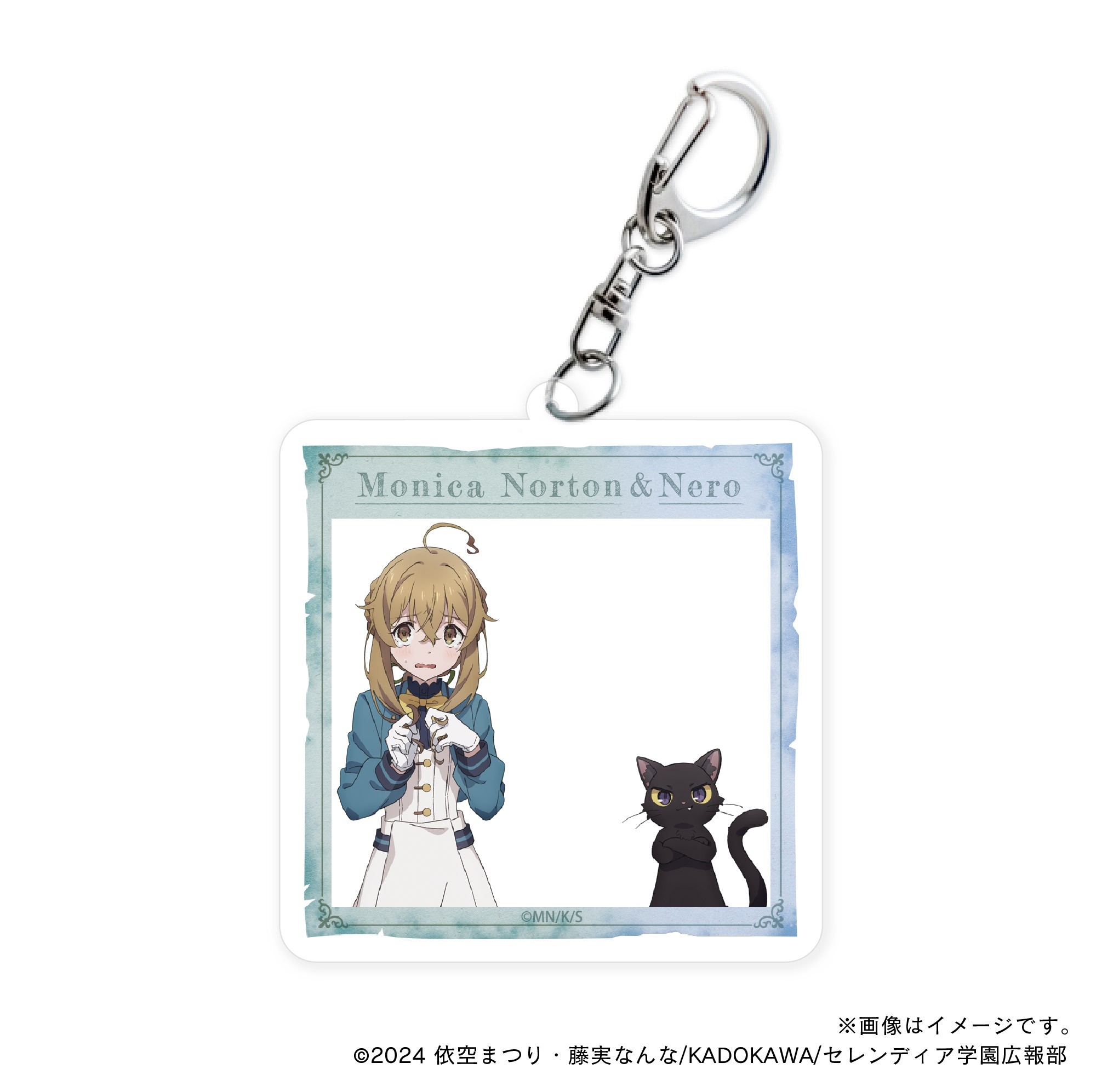 【サイレント・ウィッチ】 お散歩モニカ(制服ver)&ネロ