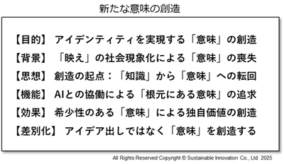 「意味創造推論AIシステム」を9月1日より提供開始　 希少性のある意味を創造する創造的思考のAI化を実現