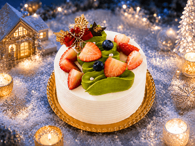 「洛甘 White Xmas」4号 4,860円 / 5号 5,670円 / 6号 6,480円（税込）