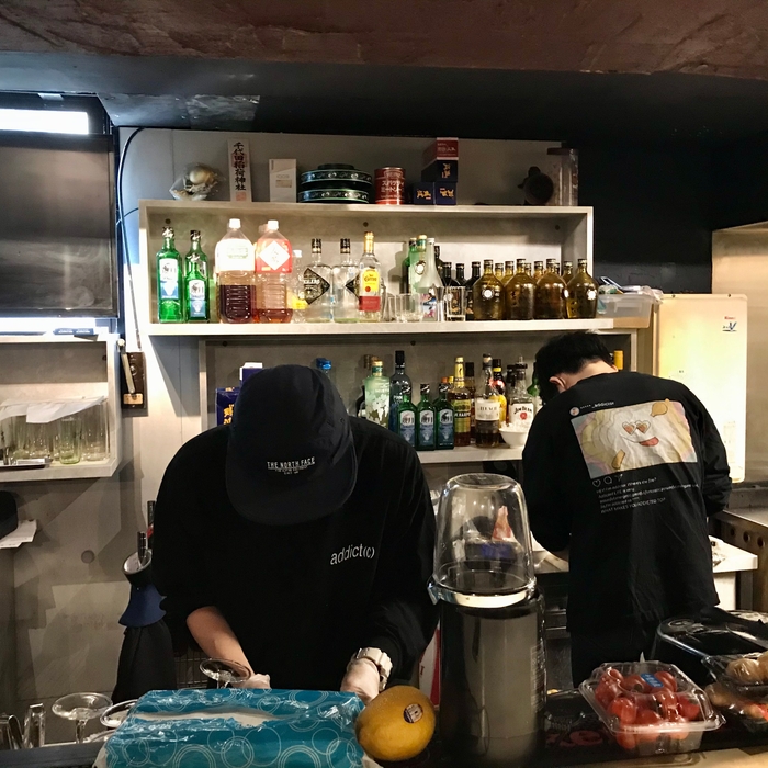 あでぃくと(仮)の二人 (左グリーン担当 右イエロー担当)