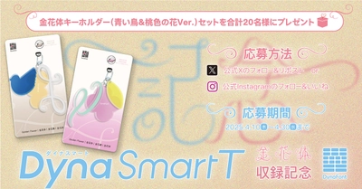 特別な瞬間を祝福するダイナフォント「金花体」の DynaSmart T収録記念キャンペーンを4月30日迄開催