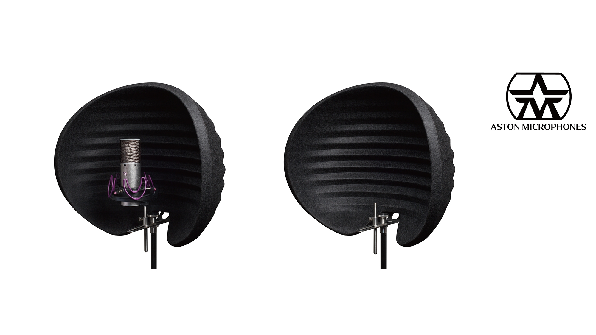 斬新な半球体デザインで高い吸音性と遮音性を実現。 ボーカル録音に