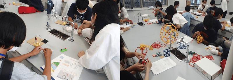 昨年度(令和4年8月23日)の実験学習会の様子