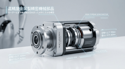図. ヒューマノイドロボット用アクチュエーターの製品画像
