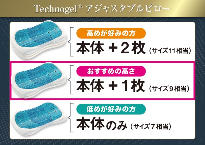 高さは自分で調整可能