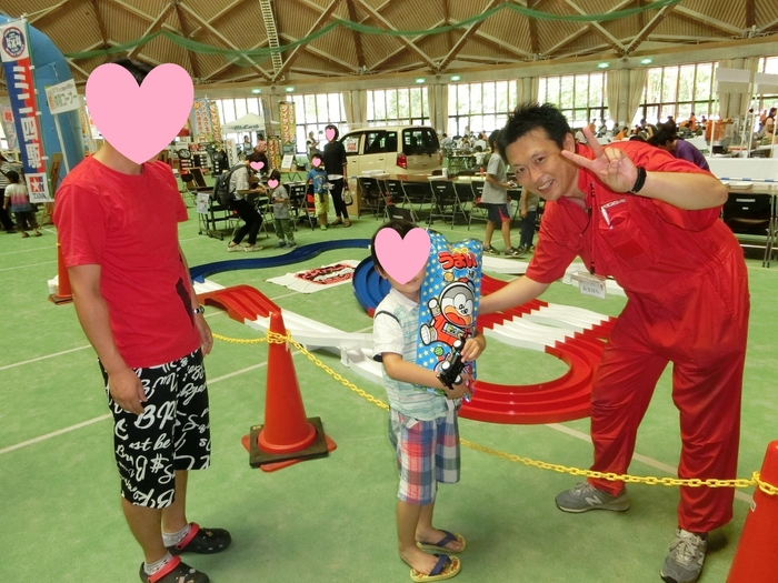 ミニ四駆大会で景品GET!