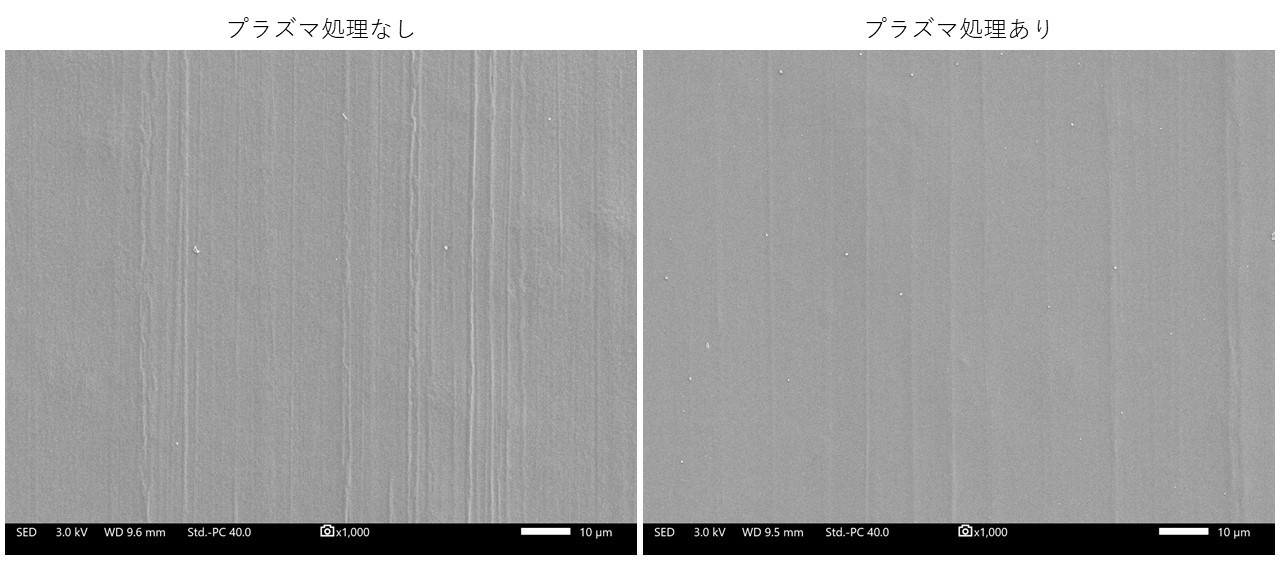 写真6. 表面の電子顕微鏡画像(1,000倍)