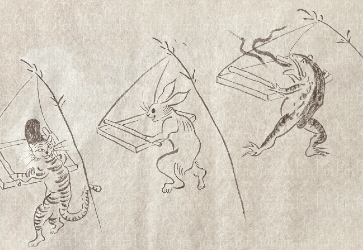 世界遺産 栂尾山 高山寺に、手漉き和紙絵巻『鳥獣戯画～手漉き和紙ができるまで～』奉納