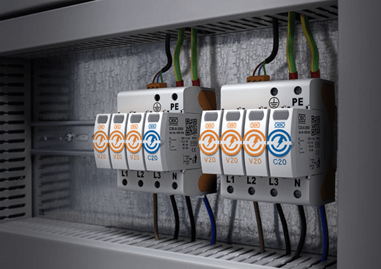 図. サージ保護デバイス(SPD)の製品画像