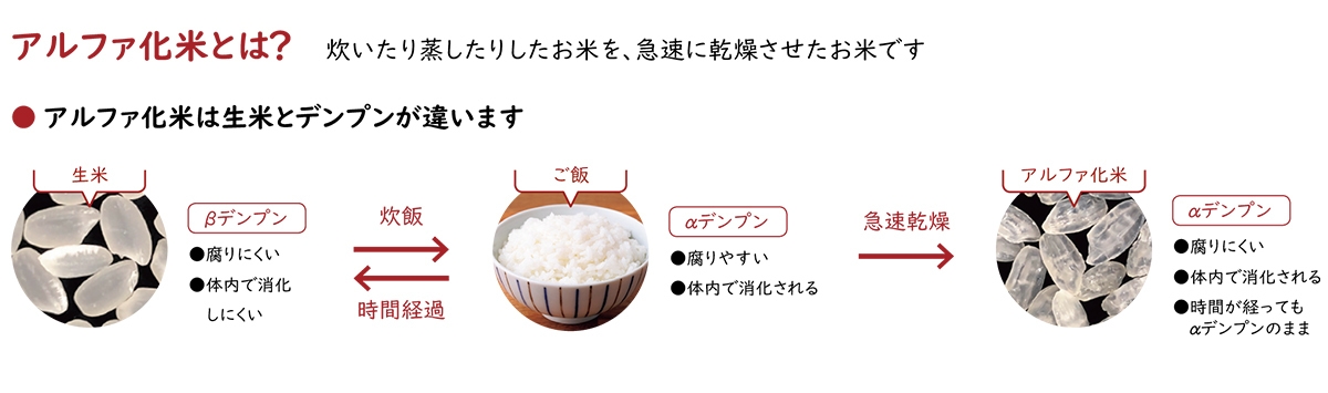 アルファ化米とは