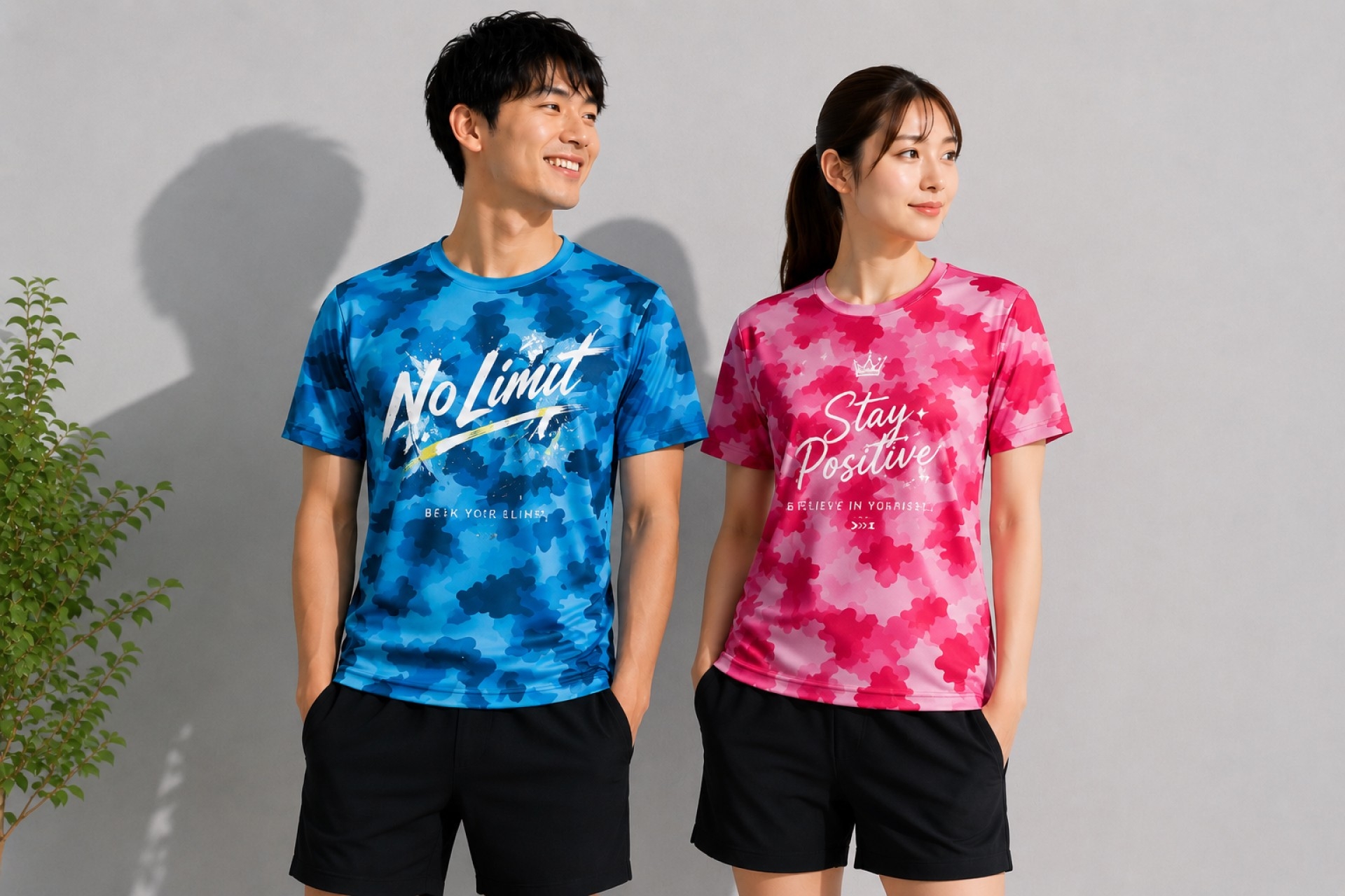 写真・名入れも自由に作れる「ドライTシャツ」に迷彩柄の新カラー5色が登場！7月6日より販売開始