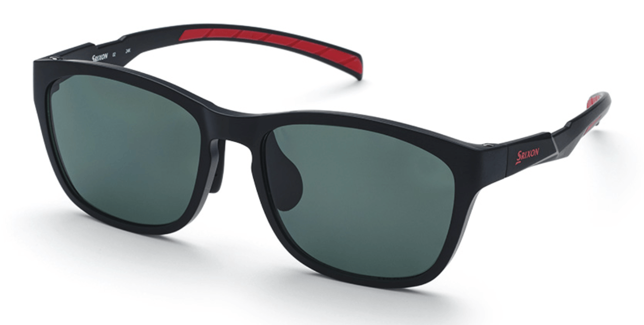 ブラックマット/レッド (レンズ・グリーン)