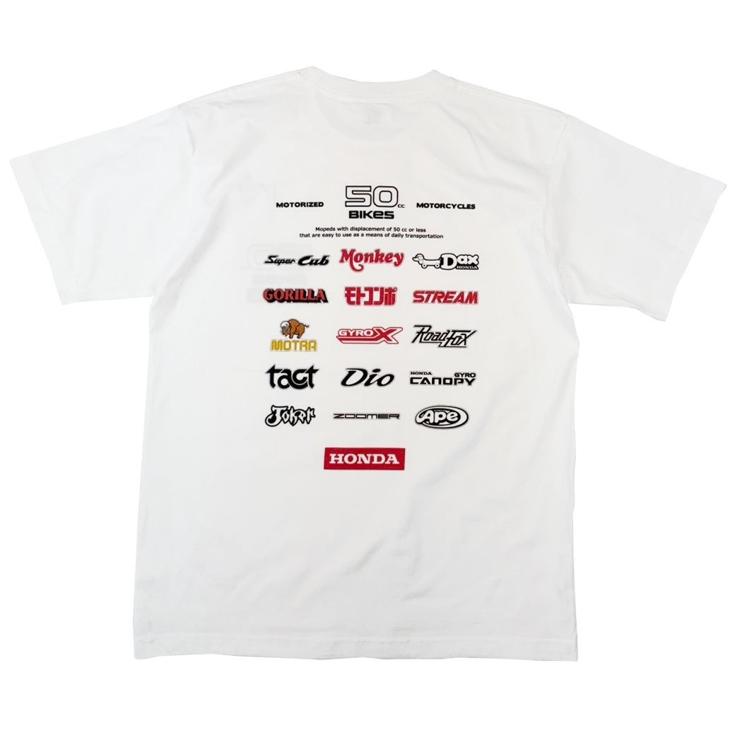 HONDA 50cc BIKES LOGO Tシャツ