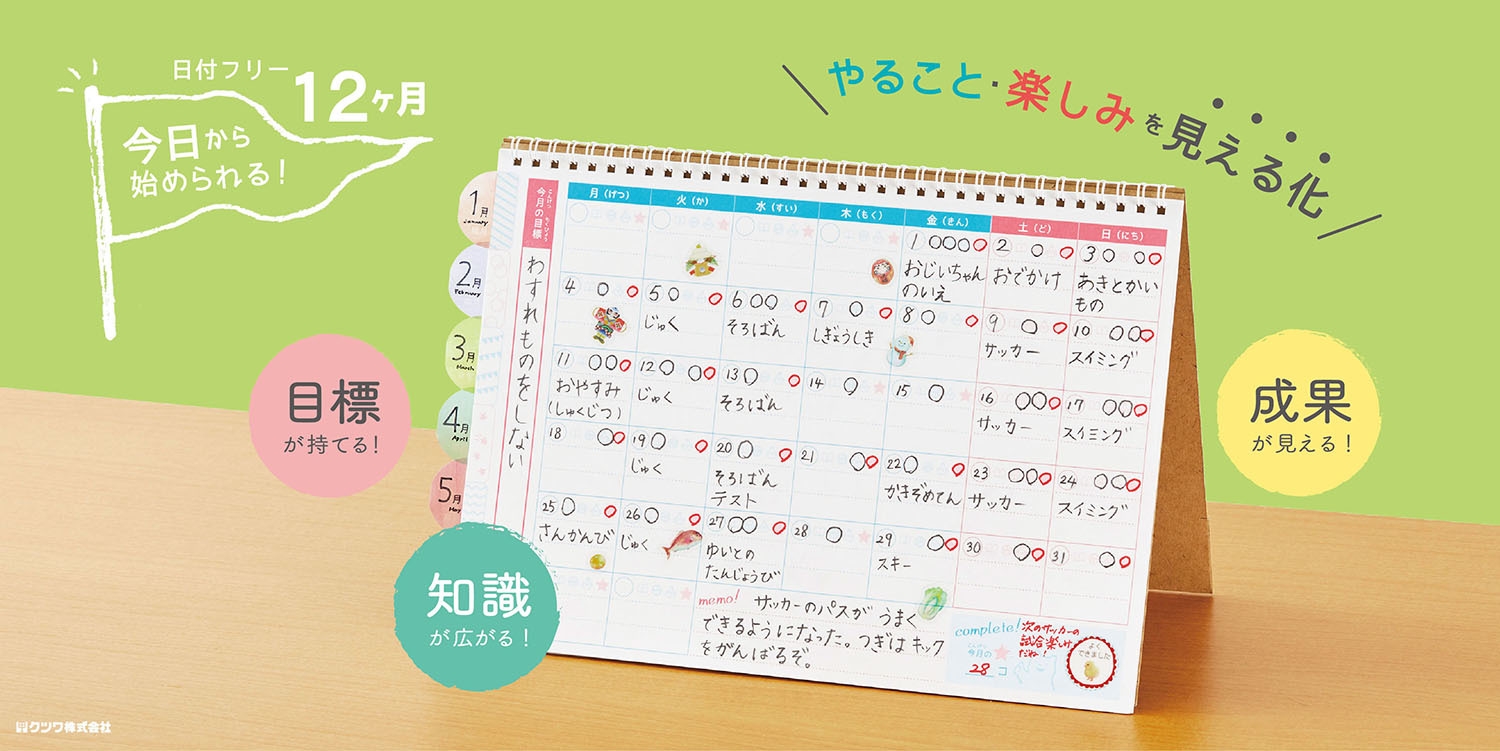 やることと楽しみを見える化できる!